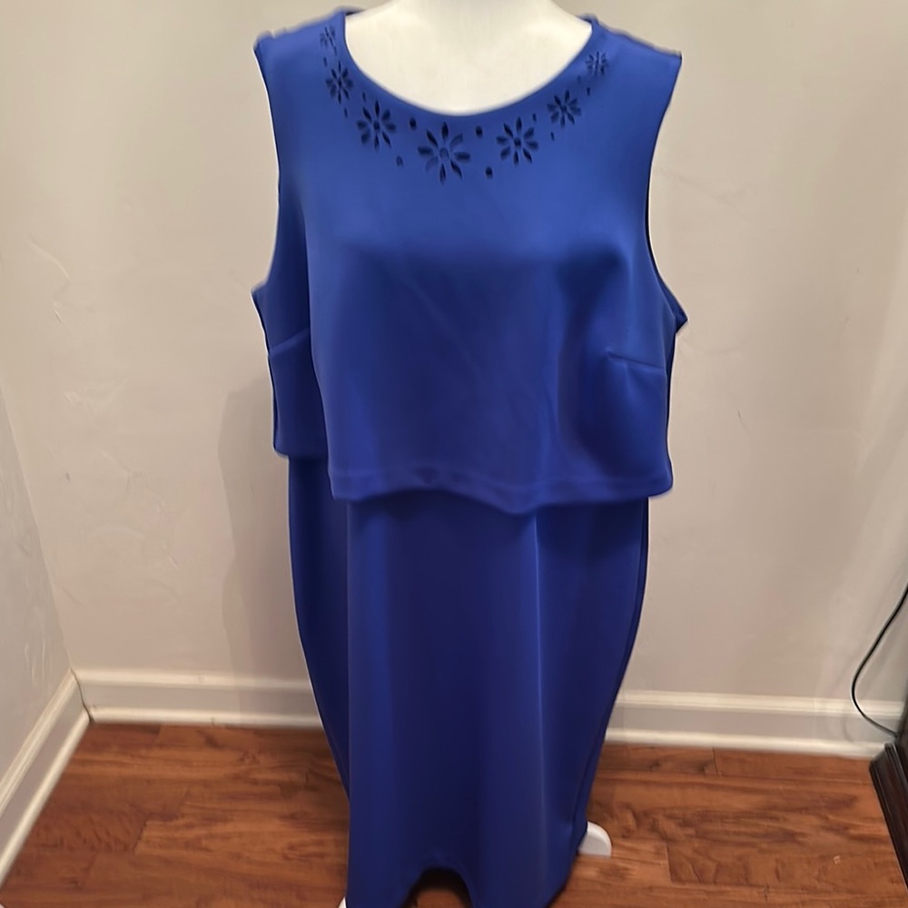 Metaphor Blue Dress Plus Size Size 2X